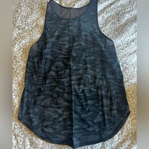 Barely worn lululemon athletic camo top